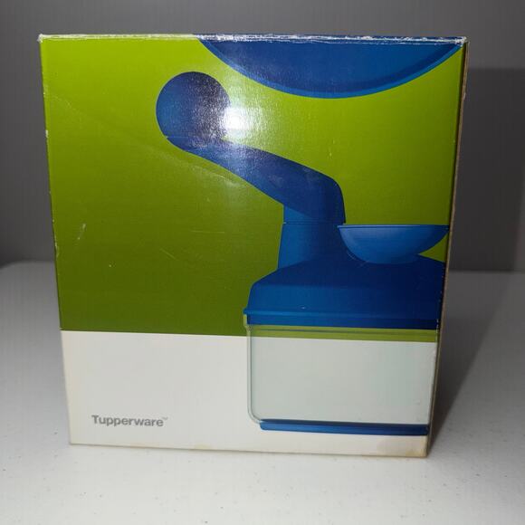 Tupperware Quick Chef Manual Food Processor Chopper Mixer 4 Cups Blue - Picture 7 of 10